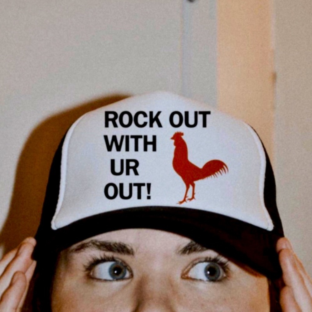 “ROCK OUT WITH YOUR 🐓 OUT” Trucker Hat